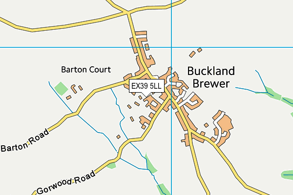 EX39 5LL map - OS VectorMap District (Ordnance Survey)