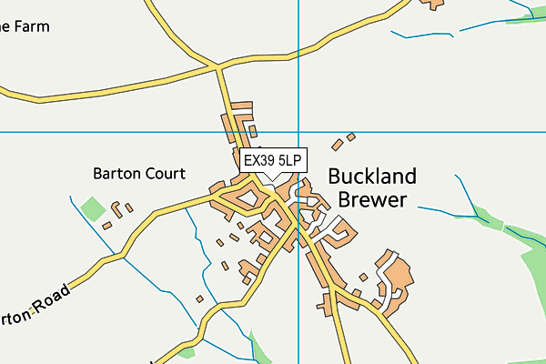 EX39 5LP map - OS VectorMap District (Ordnance Survey)