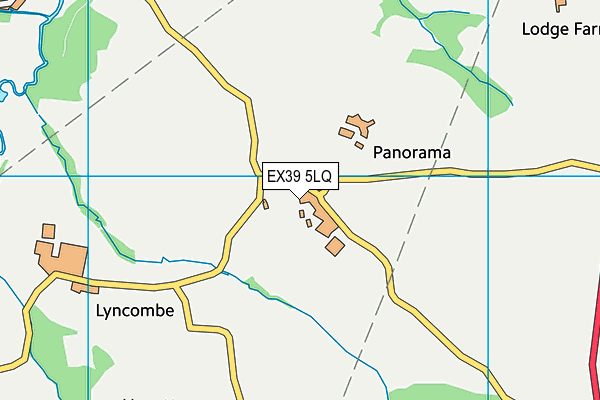 EX39 5LQ map - OS VectorMap District (Ordnance Survey)