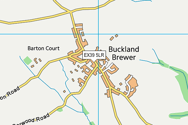 EX39 5LR map - OS VectorMap District (Ordnance Survey)