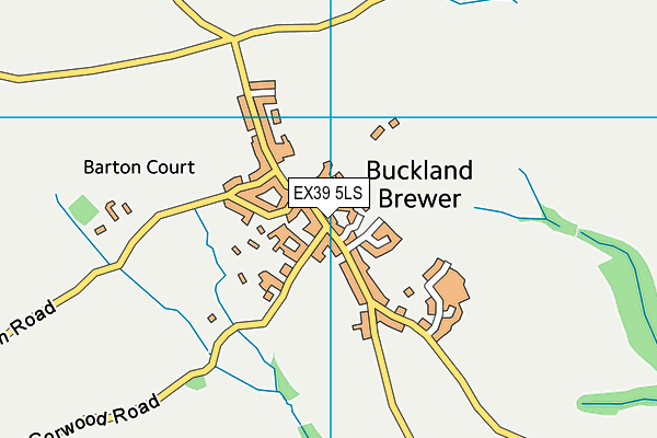 EX39 5LS map - OS VectorMap District (Ordnance Survey)