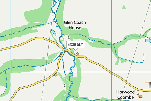 EX39 5LY map - OS VectorMap District (Ordnance Survey)