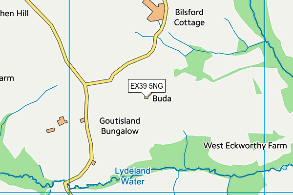 EX39 5NG map - OS VectorMap District (Ordnance Survey)