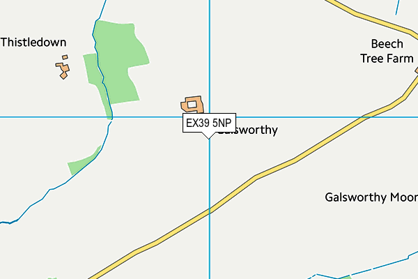 EX39 5NP map - OS VectorMap District (Ordnance Survey)