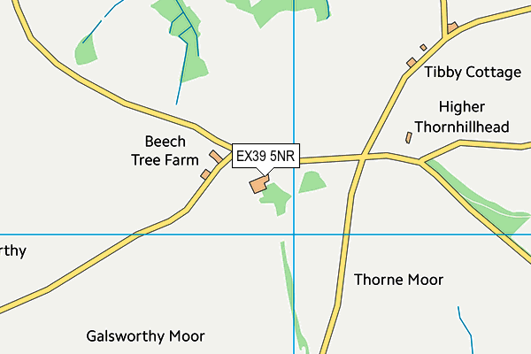 EX39 5NR map - OS VectorMap District (Ordnance Survey)