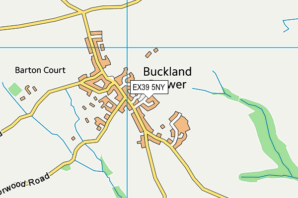 EX39 5NY map - OS VectorMap District (Ordnance Survey)