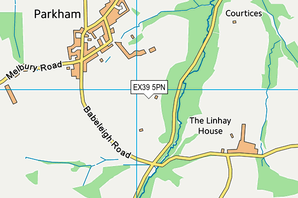 EX39 5PN map - OS VectorMap District (Ordnance Survey)