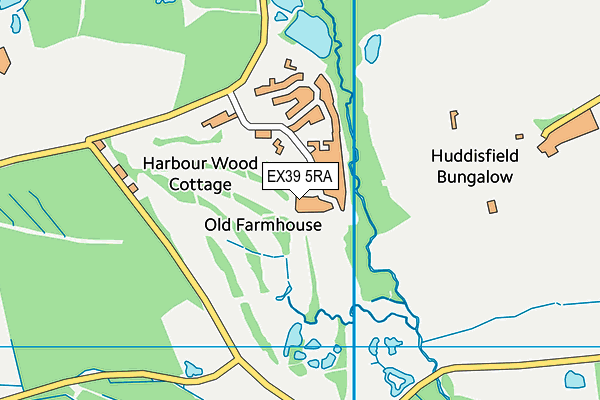 Hartland Forest Golf & Country Club (Closed) map (EX39 5RA) - OS VectorMap District (Ordnance Survey)