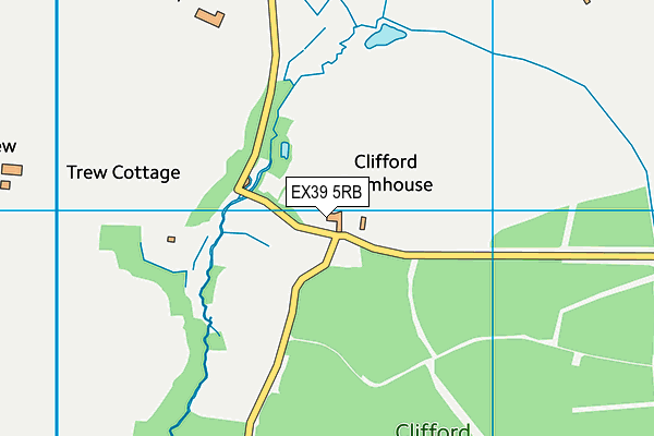 EX39 5RB map - OS VectorMap District (Ordnance Survey)