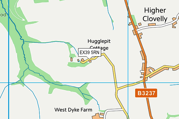 EX39 5RN map - OS VectorMap District (Ordnance Survey)