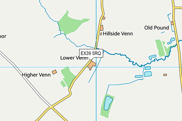 EX39 5RQ map - OS VectorMap District (Ordnance Survey)