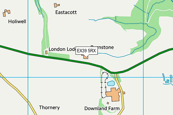 EX39 5RX map - OS VectorMap District (Ordnance Survey)