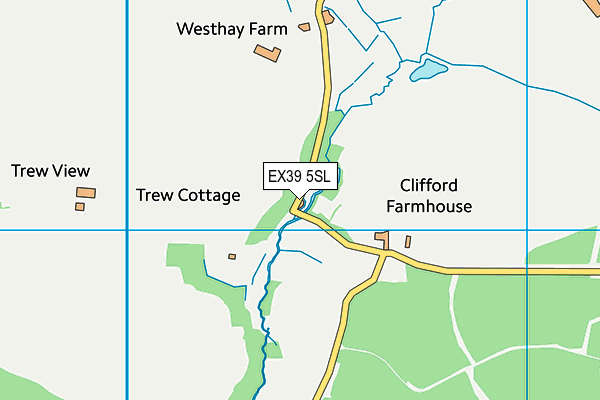 EX39 5SL map - OS VectorMap District (Ordnance Survey)