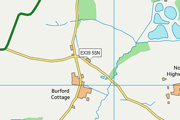 EX39 5SN map - OS VectorMap District (Ordnance Survey)