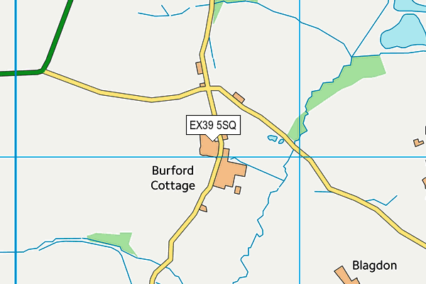 EX39 5SQ map - OS VectorMap District (Ordnance Survey)