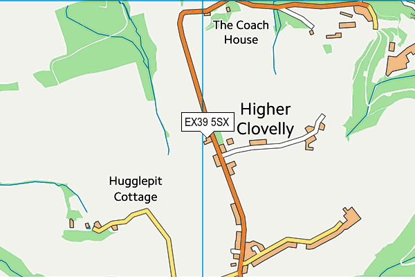 EX39 5SX map - OS VectorMap District (Ordnance Survey)