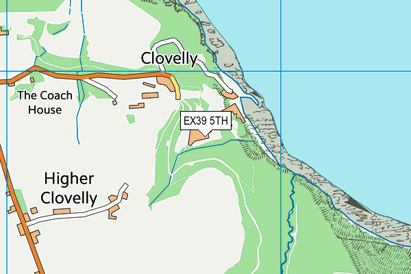 EX39 5TH map - OS VectorMap District (Ordnance Survey)