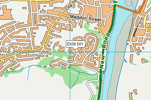 EX39 5XY map - OS VectorMap District (Ordnance Survey)