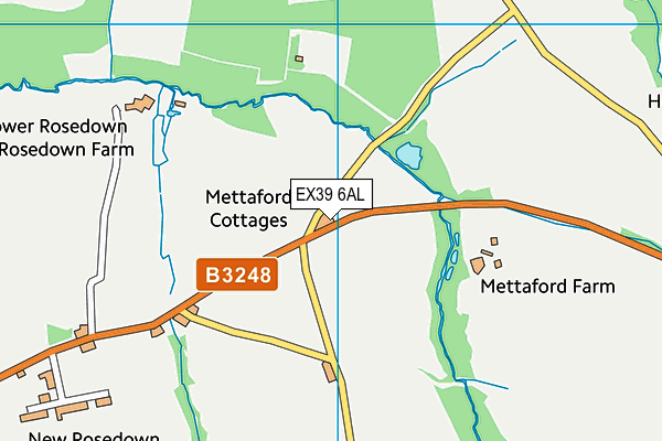 EX39 6AL map - OS VectorMap District (Ordnance Survey)