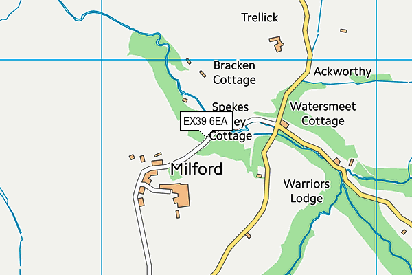 EX39 6EA map - OS VectorMap District (Ordnance Survey)