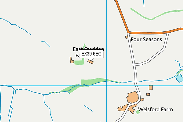 EX39 6EG map - OS VectorMap District (Ordnance Survey)