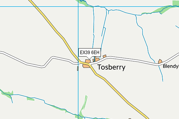 EX39 6EH map - OS VectorMap District (Ordnance Survey)