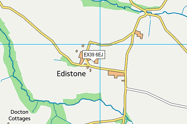 EX39 6EJ map - OS VectorMap District (Ordnance Survey)