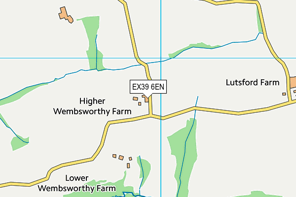 EX39 6EN map - OS VectorMap District (Ordnance Survey)