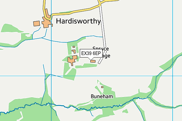 EX39 6EP map - OS VectorMap District (Ordnance Survey)