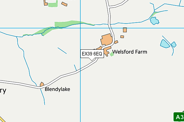 EX39 6EQ map - OS VectorMap District (Ordnance Survey)