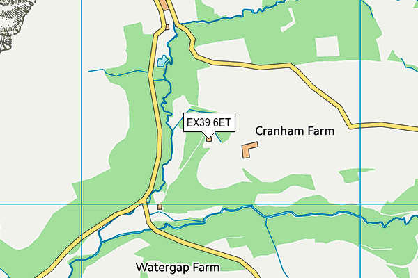 EX39 6ET map - OS VectorMap District (Ordnance Survey)