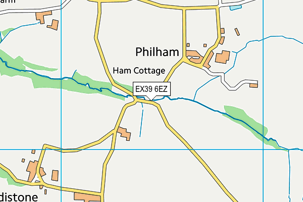 EX39 6EZ map - OS VectorMap District (Ordnance Survey)