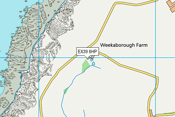 EX39 6HP map - OS VectorMap District (Ordnance Survey)