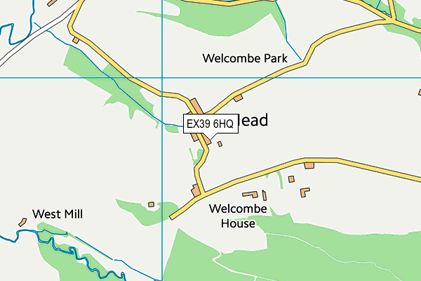 EX39 6HQ map - OS VectorMap District (Ordnance Survey)