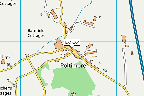 EX4 0AP map - OS VectorMap District (Ordnance Survey)