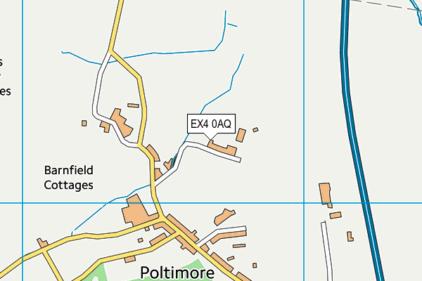 EX4 0AQ map - OS VectorMap District (Ordnance Survey)