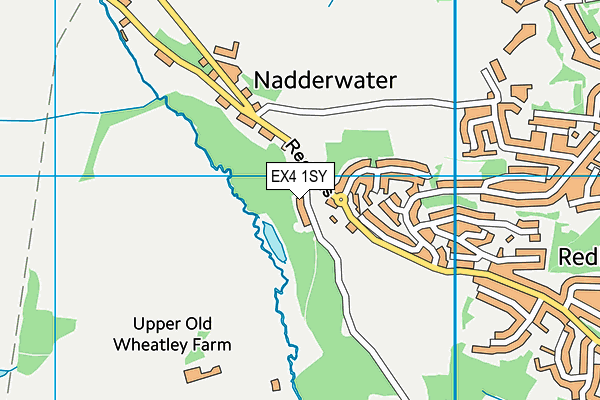 EX4 1SY map - OS VectorMap District (Ordnance Survey)