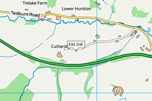 EX4 2HE map - OS VectorMap District (Ordnance Survey)