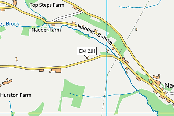 EX4 2JH map - OS VectorMap District (Ordnance Survey)