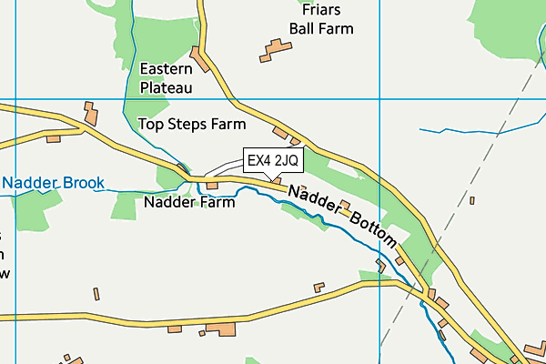 EX4 2JQ map - OS VectorMap District (Ordnance Survey)