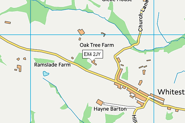 EX4 2JY map - OS VectorMap District (Ordnance Survey)