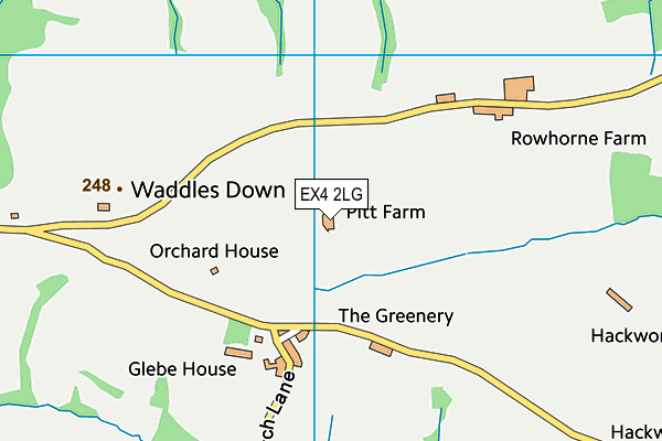 EX4 2LG map - OS VectorMap District (Ordnance Survey)