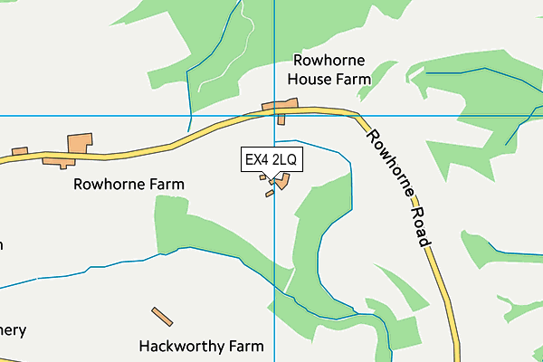 EX4 2LQ map - OS VectorMap District (Ordnance Survey)