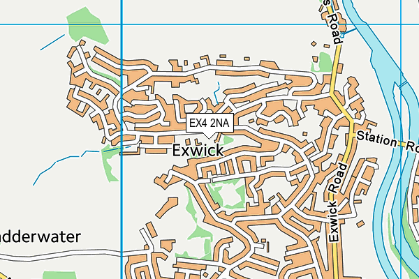 EX4 2NA map - OS VectorMap District (Ordnance Survey)