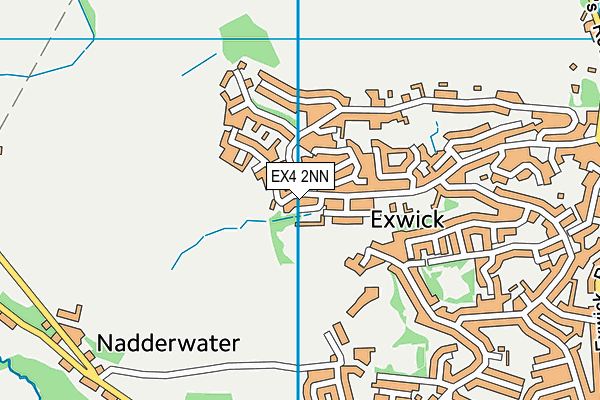 EX4 2NN map - OS VectorMap District (Ordnance Survey)