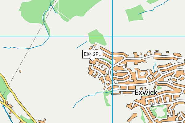 EX4 2PL map - OS VectorMap District (Ordnance Survey)