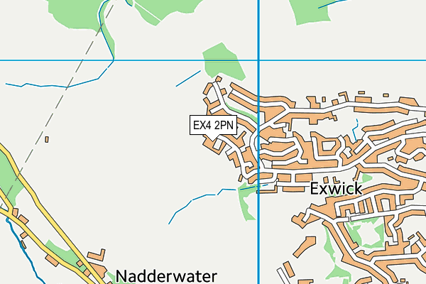 EX4 2PN map - OS VectorMap District (Ordnance Survey)