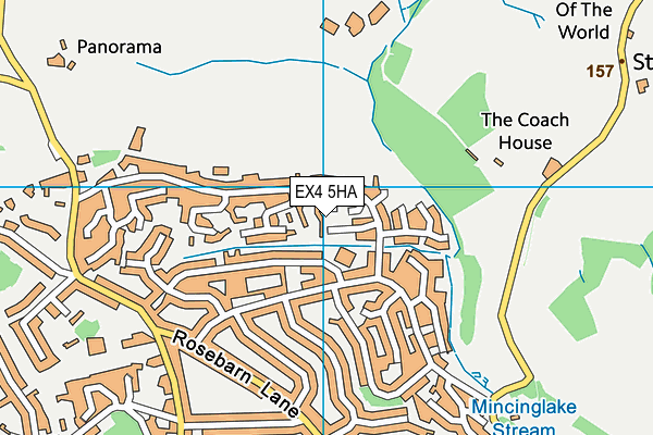 EX4 5HA map - OS VectorMap District (Ordnance Survey)