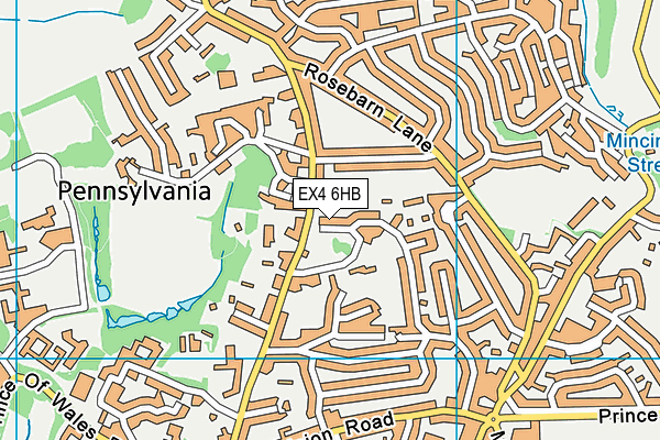 EX4 6HB map - OS VectorMap District (Ordnance Survey)