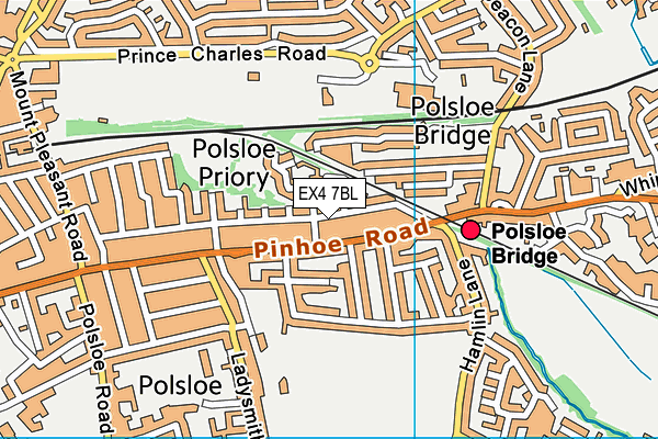 EX4 7BL map - OS VectorMap District (Ordnance Survey)